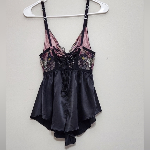 New!For Love and Lemons Clara Floral Lace Romper - Picture 10 of 14